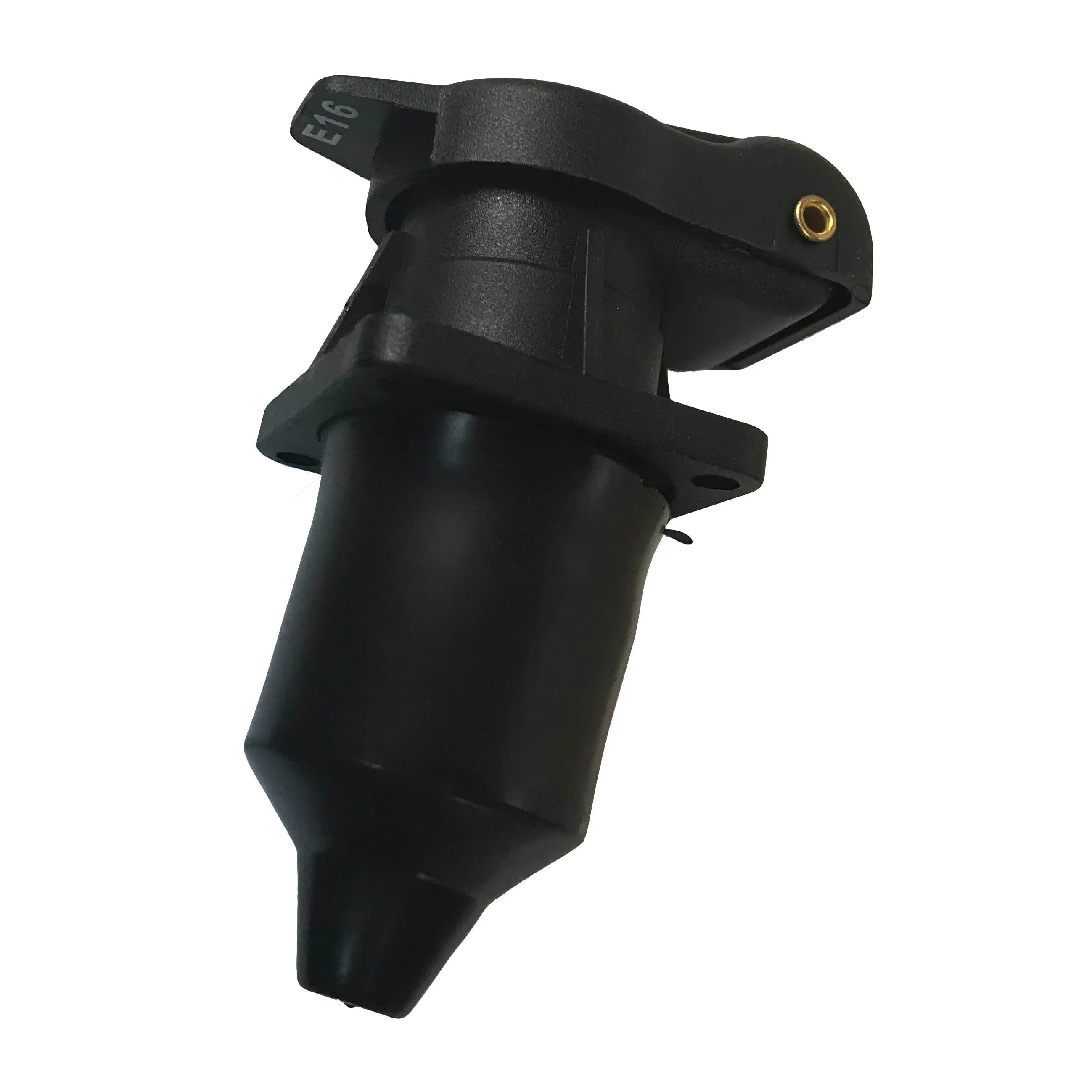 Socket Trailer 3 Pin Female Plastic 4 Hole Flange