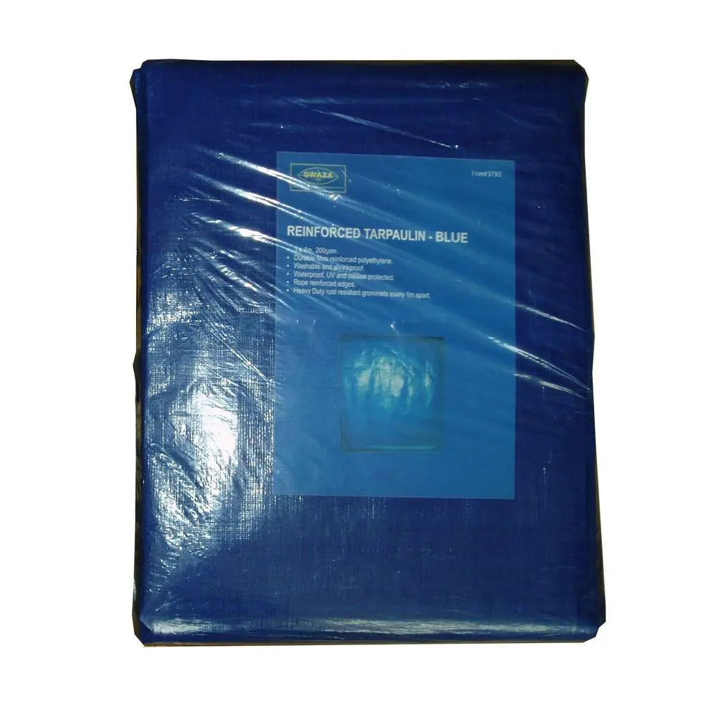 Tarpaulin Reinforced Blue 4 x 6M 200gsm    C5
