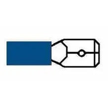 Terminal Blade Blue 6.3mm Pack of 50