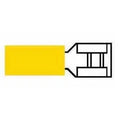 Terminal Push on Yellow 6.3mm Pack of 50