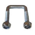 U Bolt M10 BZP 56mm Internal & Locknuts