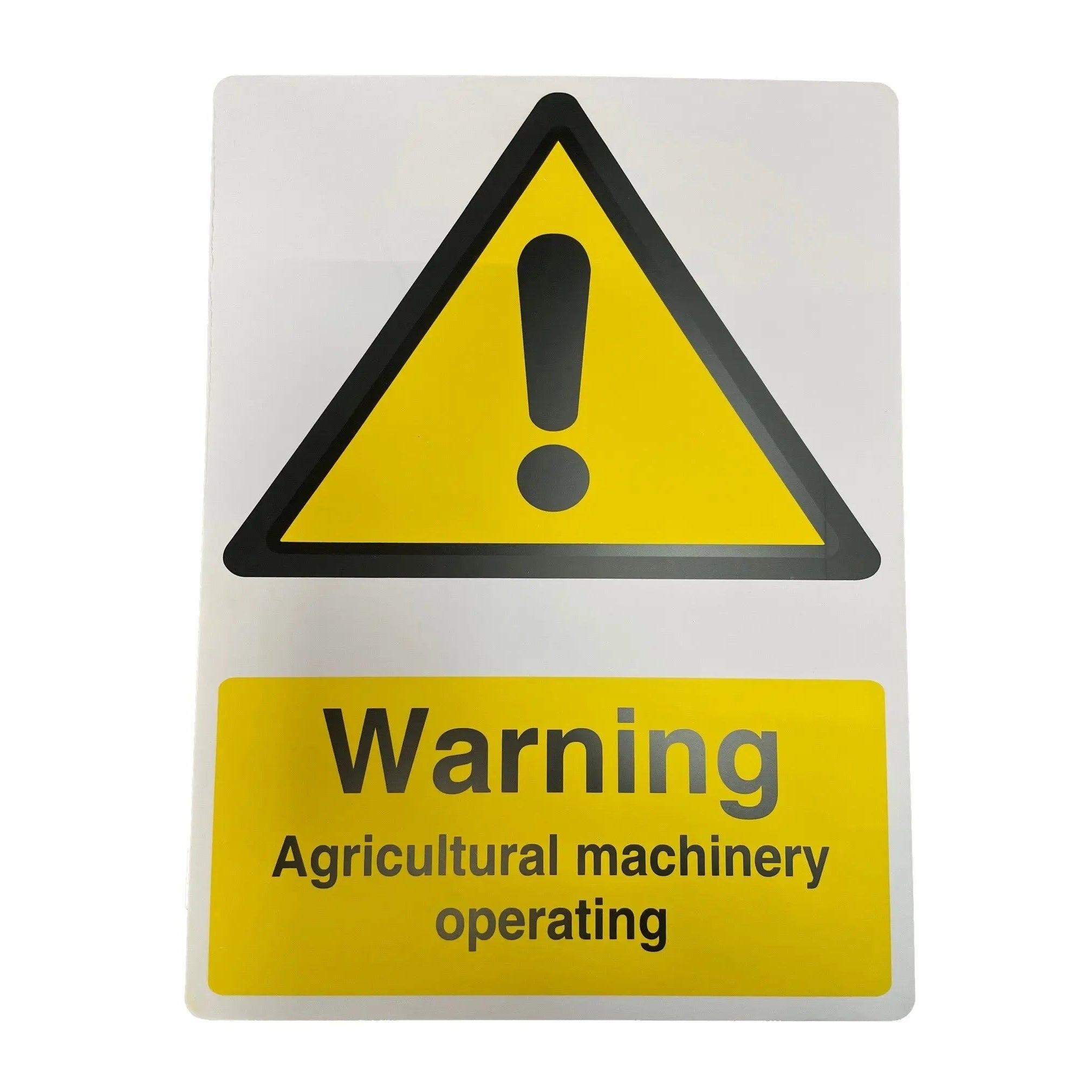Warning, Agricultural Machinery Operating Sign 400 x 300mm