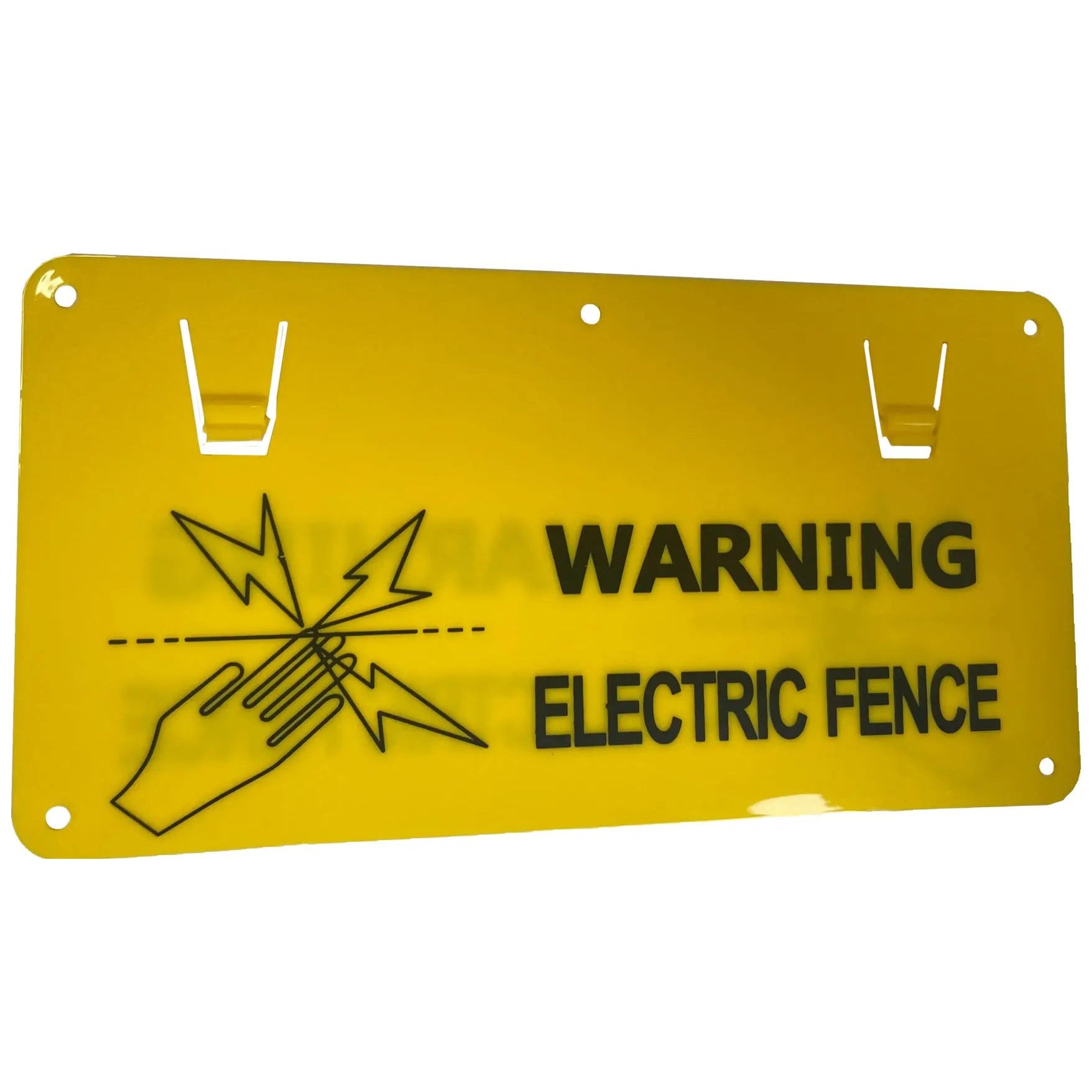 Warning Electric Fence Sign Pack of 10