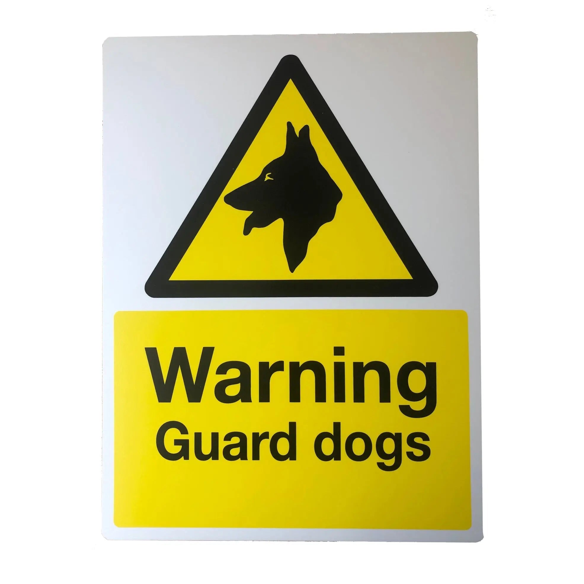 Warning Guard Dogs Sign 400 x 400mm