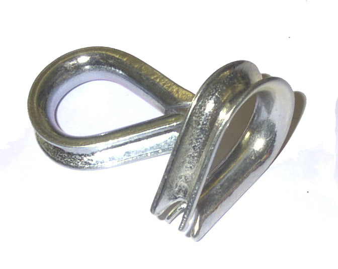 Wire Rope Thimbles 1/4 inch (6mm Rope) (1 pc)