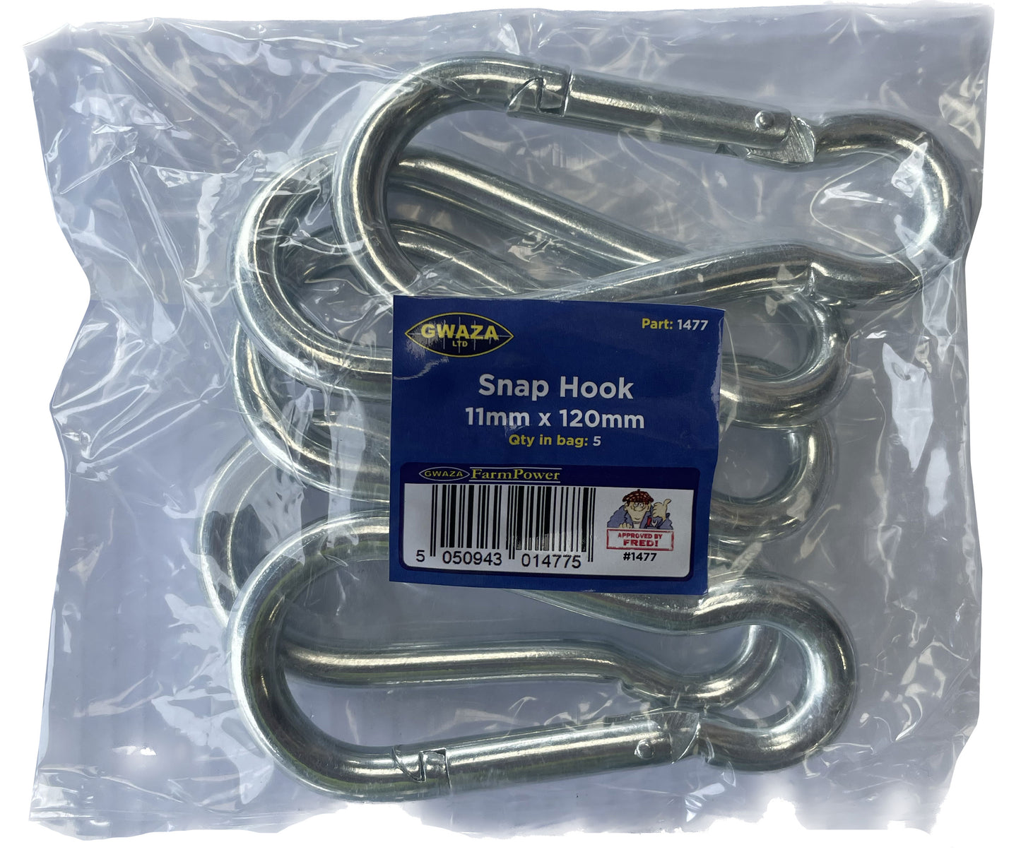 Snap Hooks 11mm x 120mm (5 pcs)