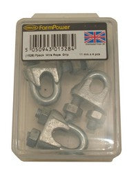 Wire Rope Grips 11mm (4 pcs)