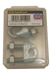 Wire Rope Grips 12mm (2 pcs)