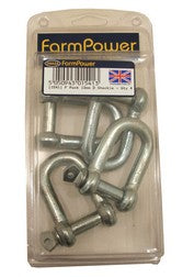 D Shackle 13mm (1/2") (4 pcs)