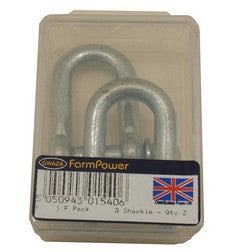 D Shackle 16mm (5/8") (2 pcs)