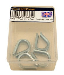 Wire Rope Thimbles 4mm (4 pcs)