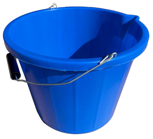 15L / 3 Gallon c/w handle Blue HD Bucket