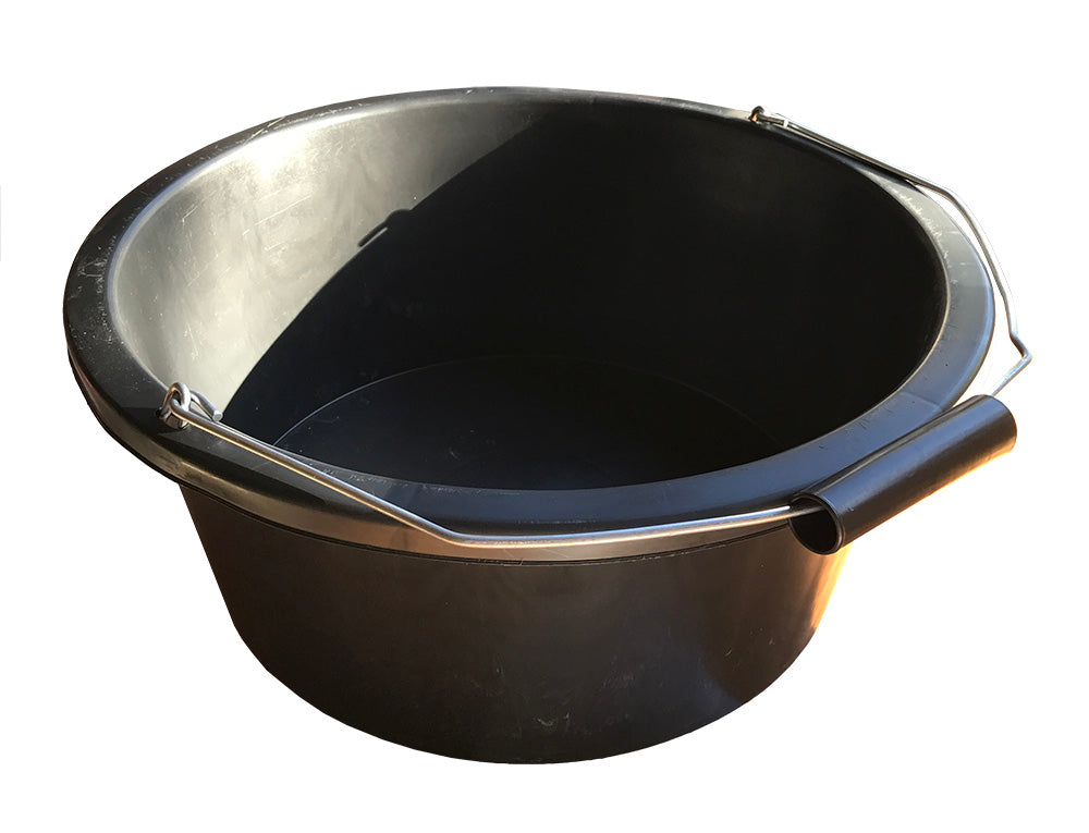 15L / 3 Gallon c/w handle Black Bucket C10