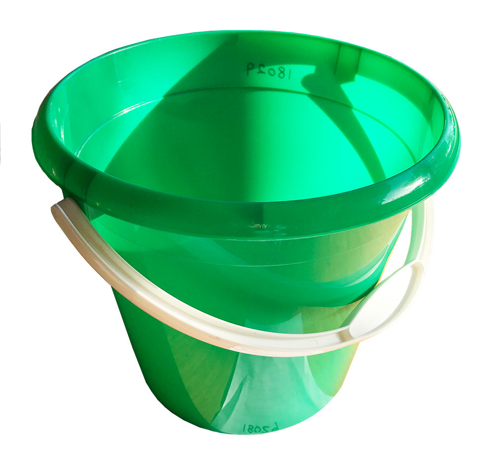 Domestic Green Bucket 10L c/w handle C10