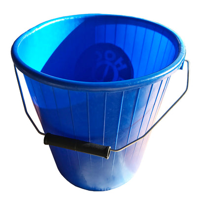 Hoof Proof Calf Bucket 5L c/w Handle - Rib-Blue C10