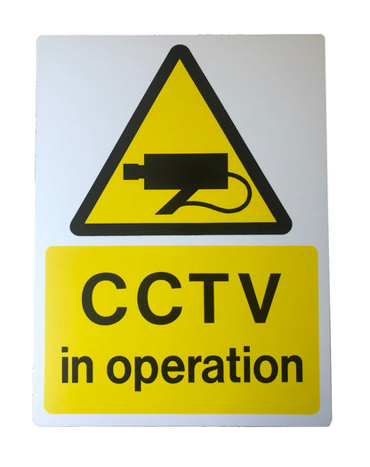 CCTV in Operation Sign 400x300mm