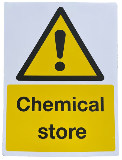 Chemical Store Sign 400 x 300mm