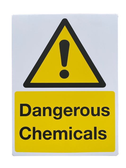 Dangerous Chemicals Sign 400 x 300mm