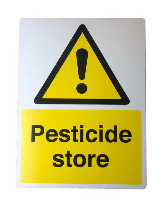 Pesticide Store Sign 400 x 300mm