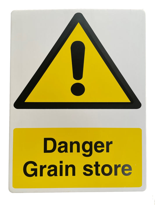 Danger Grain Store Sign 400 x 300mm