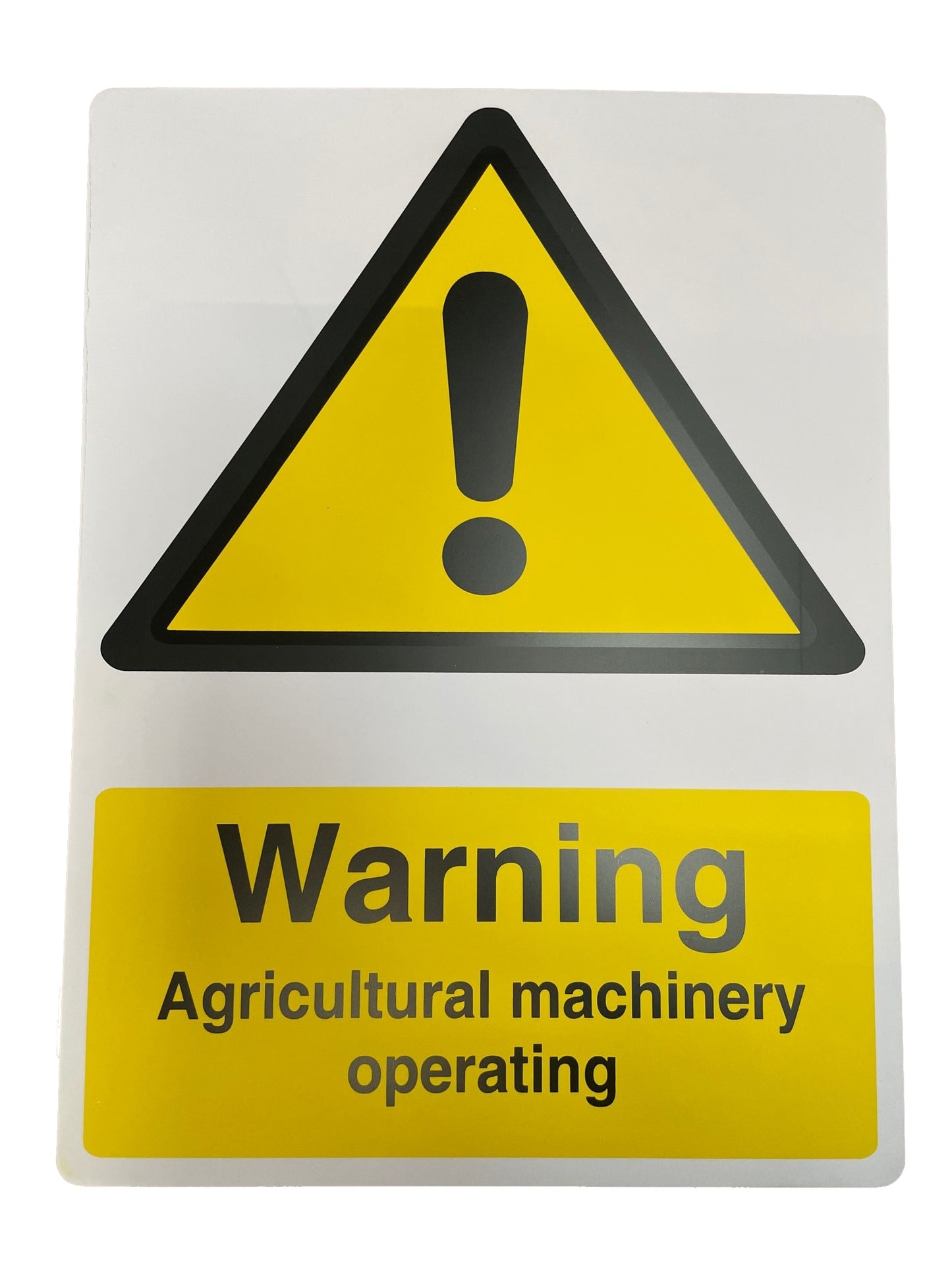 Warning, Agricultural Machinery Operating Sign 400 x 300mm