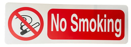 No Smoking Sign 120 x 360mm