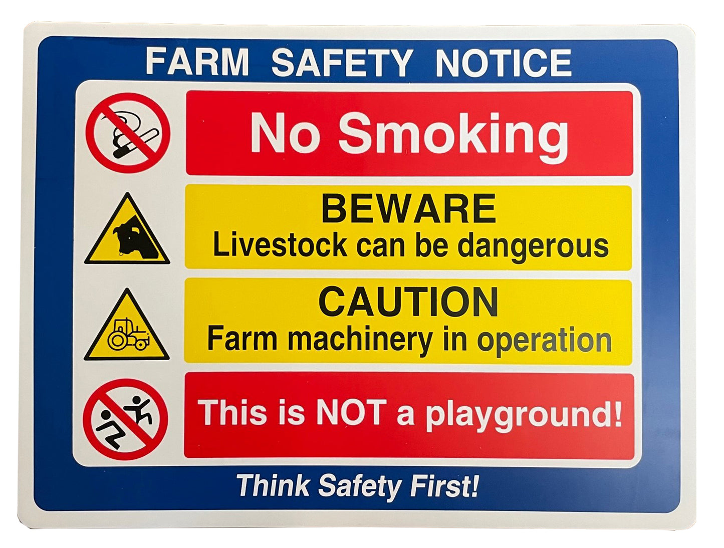 Farm Safety Notice Sign 400 x 300mm