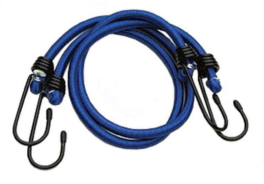 Elastic Bungee Cord Set of 2 x 18 inch (blue)