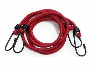 Elastic Bungee Cords Set of 2 x 36 inch (red)