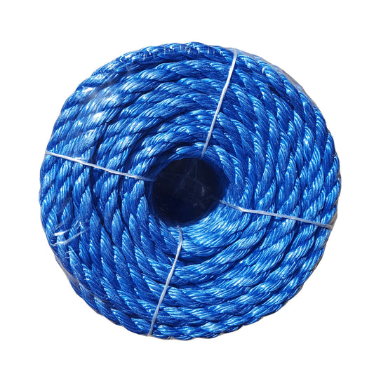 Polypropylene Rope Blue 6mm x 30m Coil