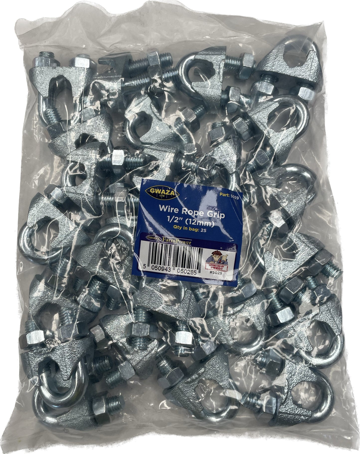 Wire Rope Grips 1/2 inch (12mm) (25 pcs)