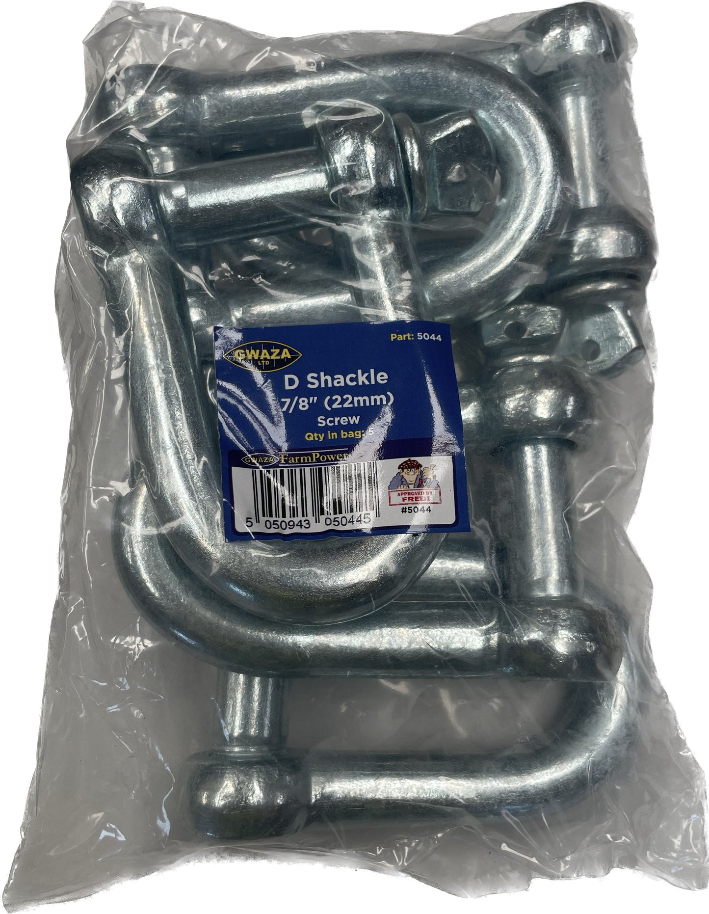 D Shackle 22mm (7/8") (20 pcs)