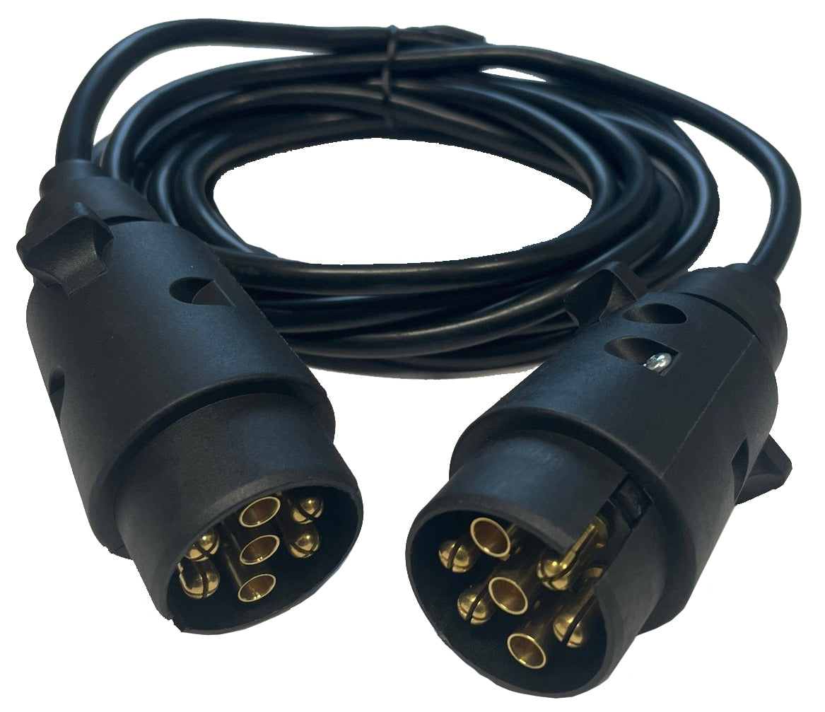 Gwaza Trailer Extension Cable - Plastic M/M 7 Pin - 3.5m