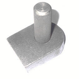 Gate Hook Weld-on Flat Base 1 inch (25mm) Pin