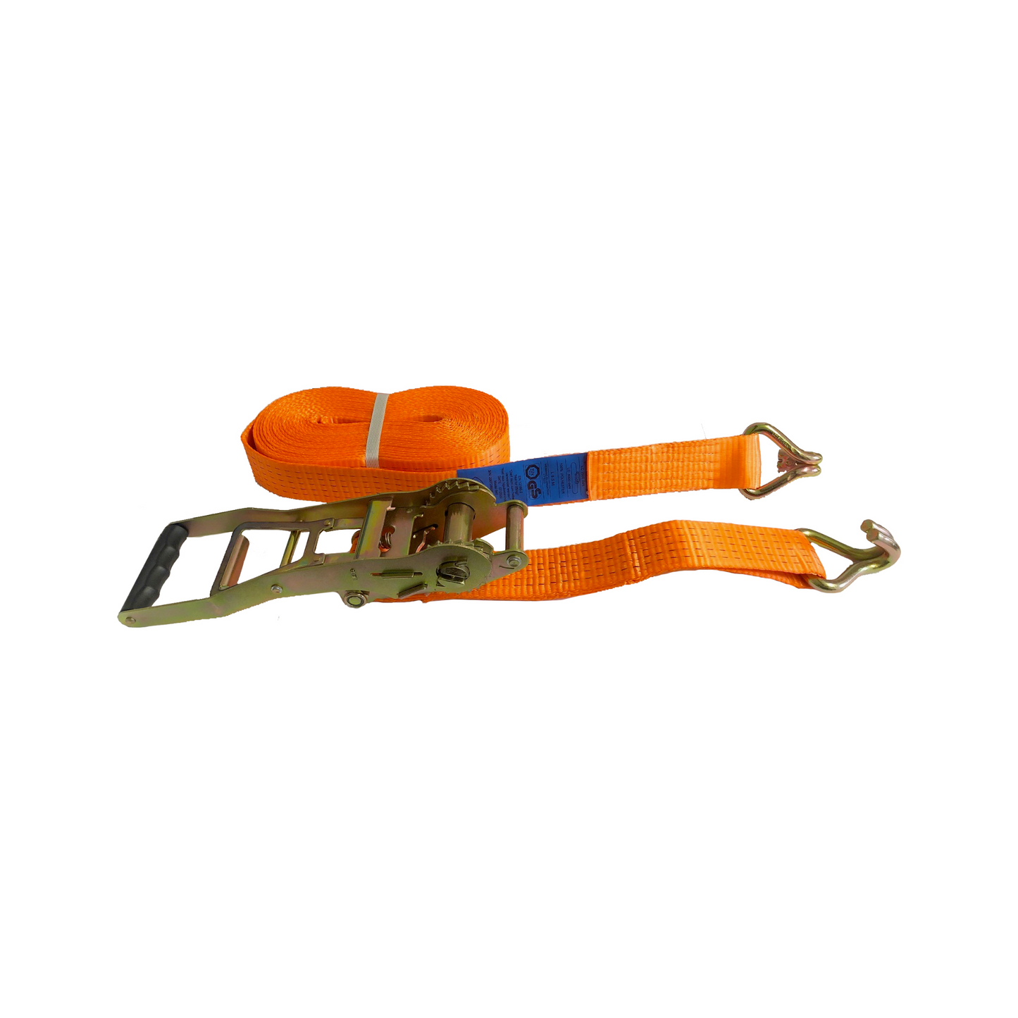 Ratchet Strap Load Binder With Pull Down Tension - 12m x 50mm - SWL 2500Kg - Max 5000kg